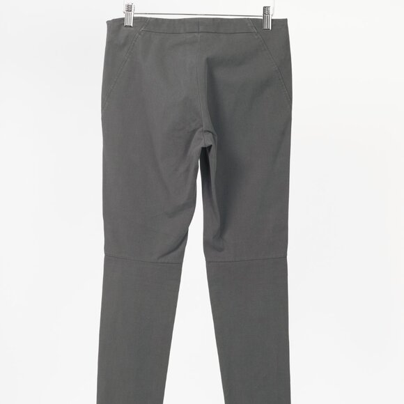 Brunello Cucinelli AW/14 Grey Cotton-Twill Leggings - Picture 2 of 11